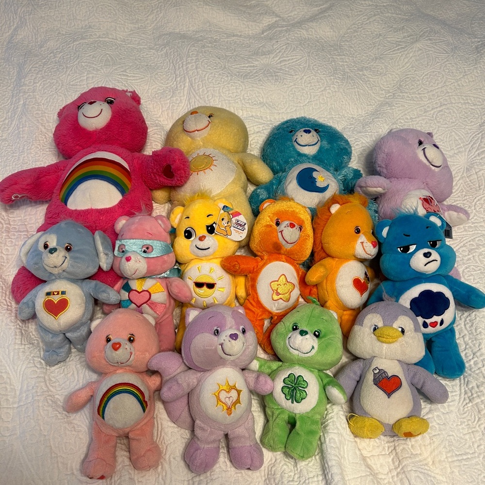 Care Bear plush Set